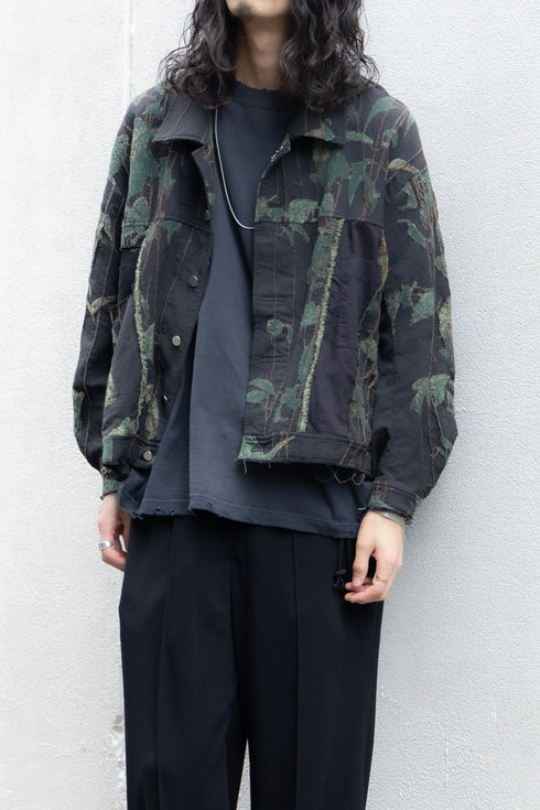 【Licht Bestreben】"Jacquard Rebuilding Carpenter Jacket"